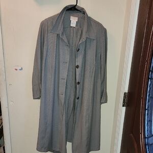 Worthington Gray Button-Up Dress